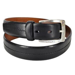 NAT NAST LUXURY ORIGINALS MEN'S BLACK GENUINE LEATHER BELT - SIZE 38